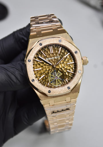 ROYAL OAK AUTO PENDULUM CHAIN ROSE FROSTED BROWN