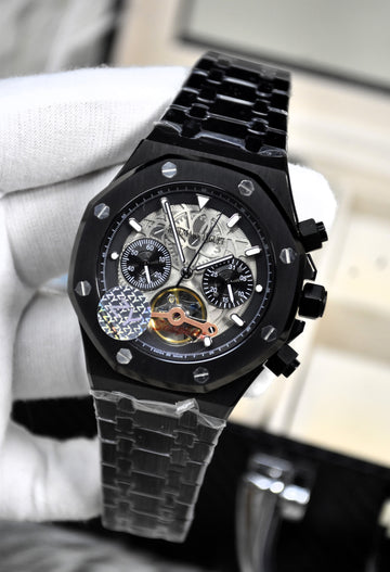 ROYAL OAK AUTO CHRONOGRAPH PENDULUM CHAIN ALL BLACK GREY