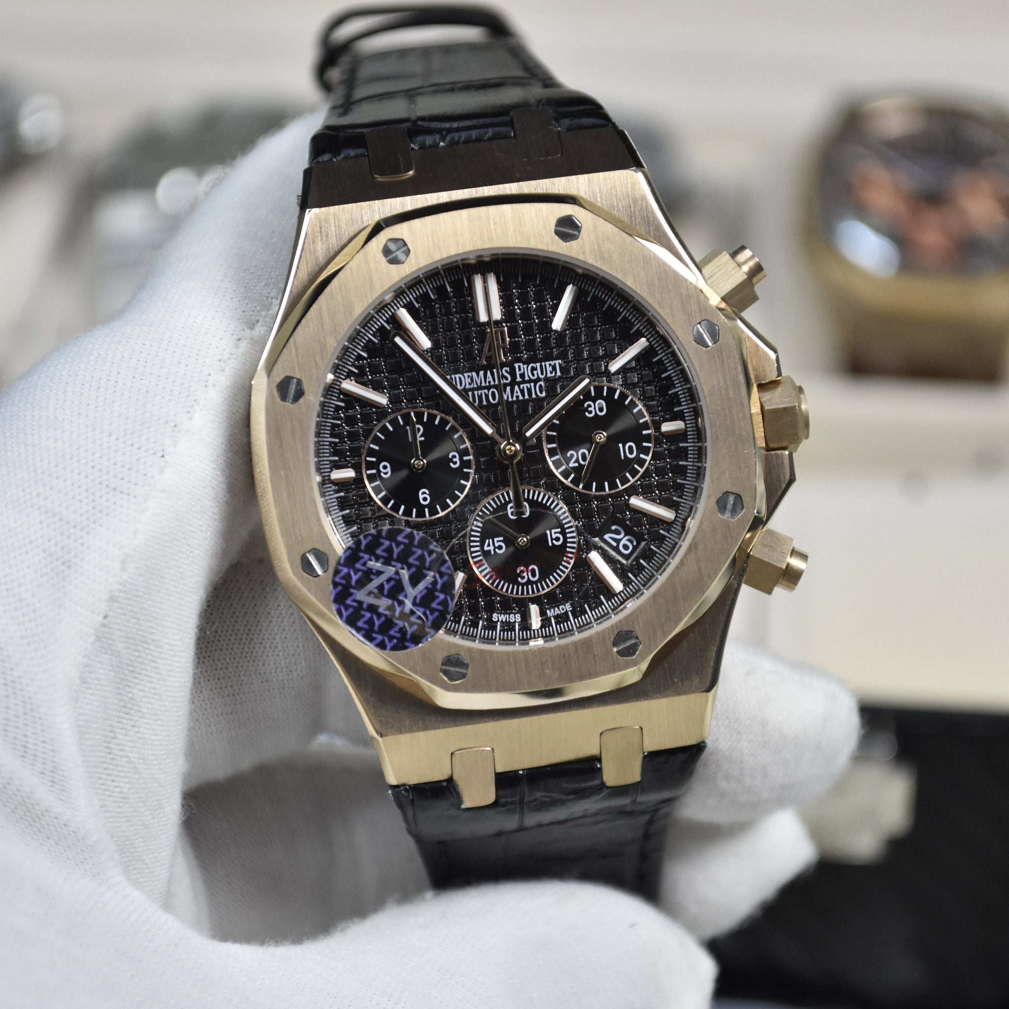 ROYAL OAK CHRONOGRAPH ROSE BLACK DAIL