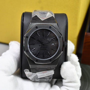 ROYAL OAK AUTO CHAIN ALL BLACK BOX DAIL (BATMAN)