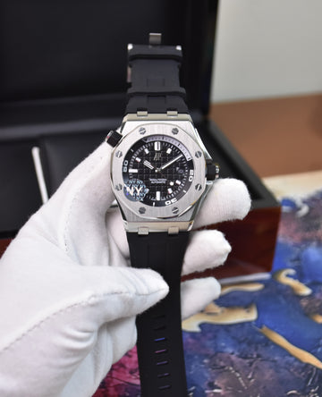 ROYAL OAK OFF SHORE AUTO SILVER BLACK