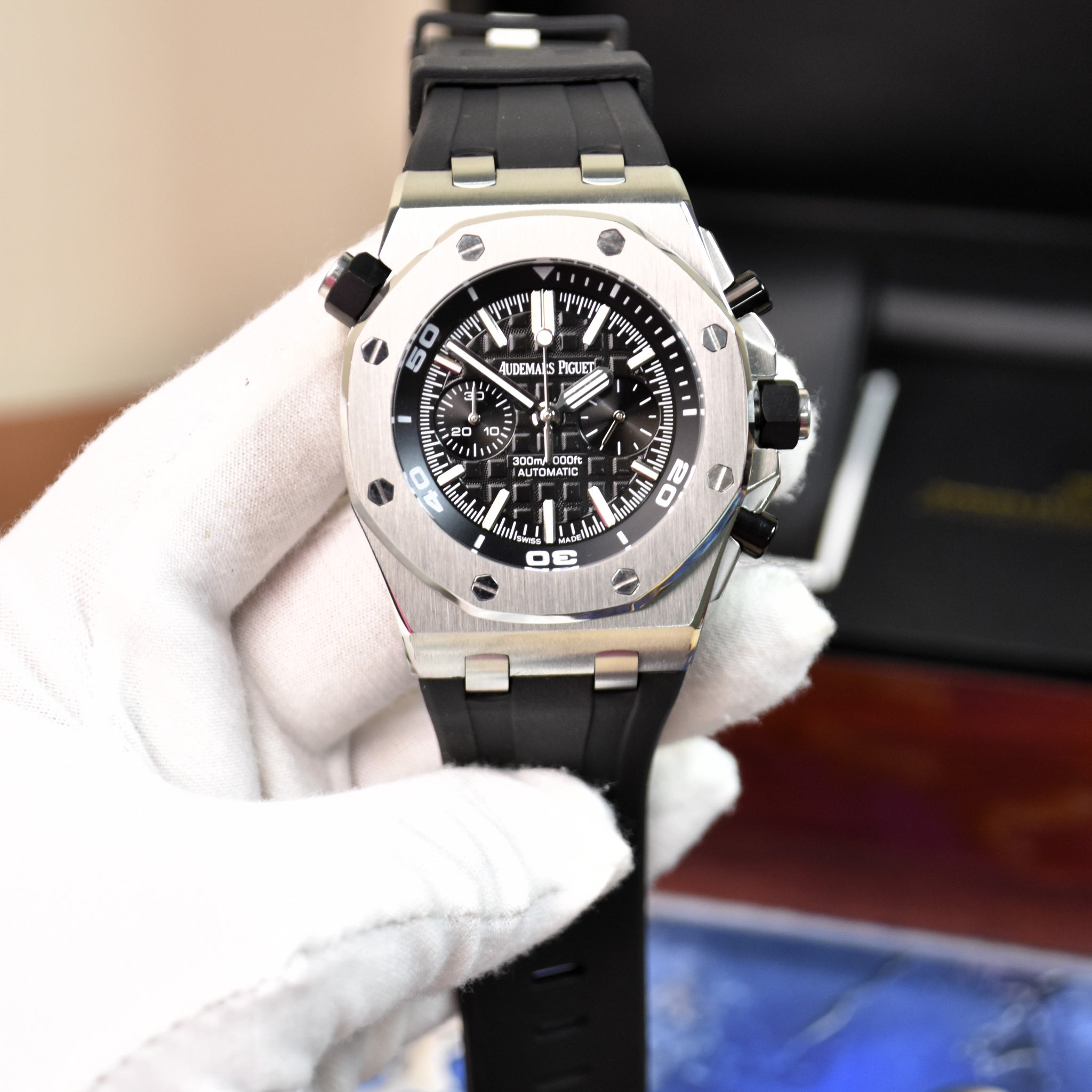 ROYAL OAK OFF SHORE CHRONO SILVER BLACK