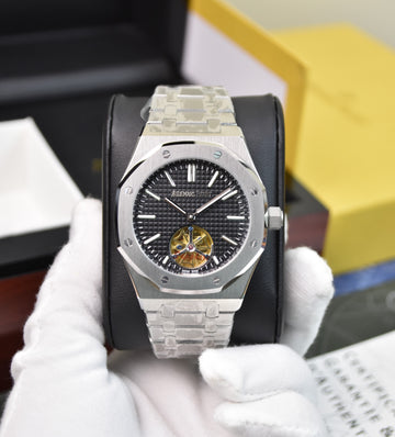 ROYAL OAK AUTO PENDULUM CHAIN SILVER BLACK