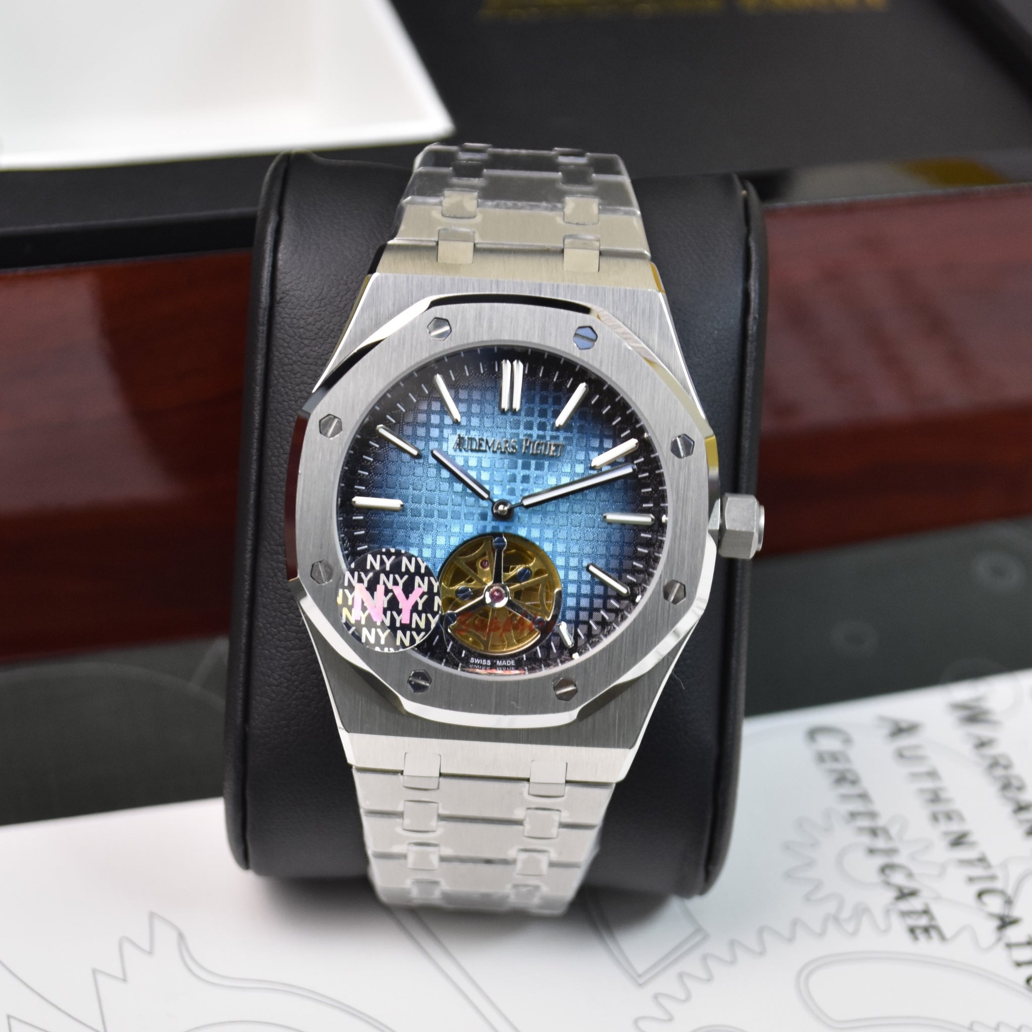ROYAL OAK AUTO PENDULUM SILVER BLACK BLUE