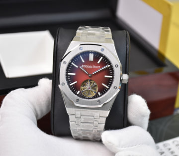 ROYAL OAK AUTO PENDULUM CHAIN SILVER RED BLACK