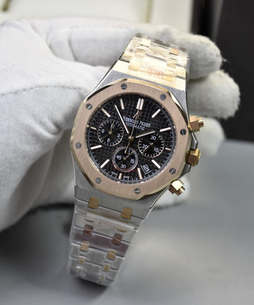 ROYAL OAK CHRONOGRAPH 2TONE ROSE BLACK