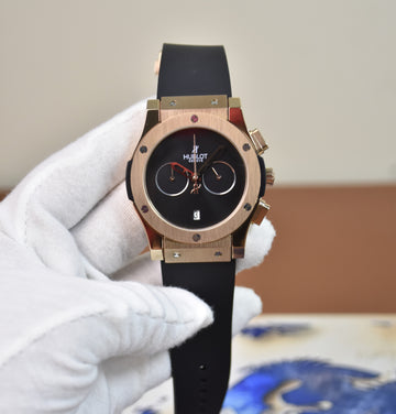 BIGBANG CHRONO PVC ROSE BLACK DIAL