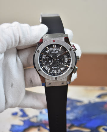 BIGBANG CHRONO PVC SILVER BLACK SKULL