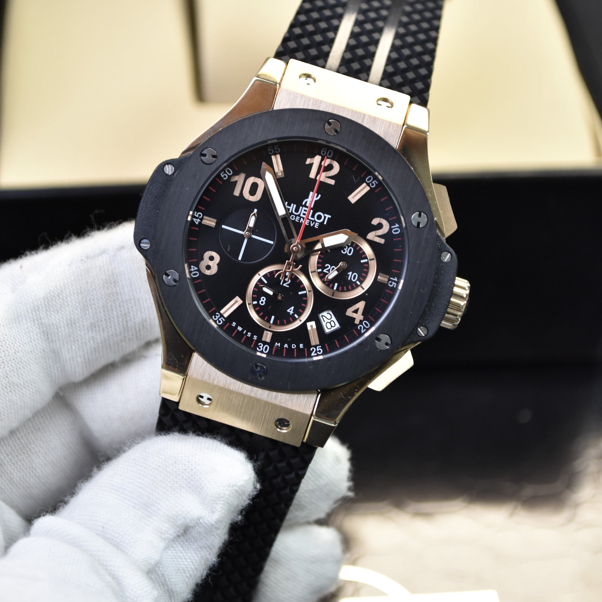 BIGBANG CHRONO TUIGA PVC ROSE BLACK