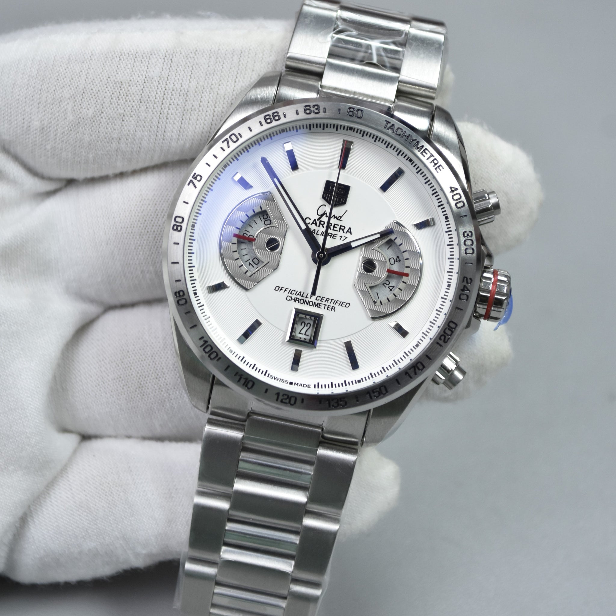 CALIBER 17 QUARTZ CHAIN SILVER WHITE DAIL