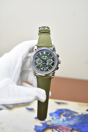 CENTURY AUTO STRAP SILVER OLIVE GREEN