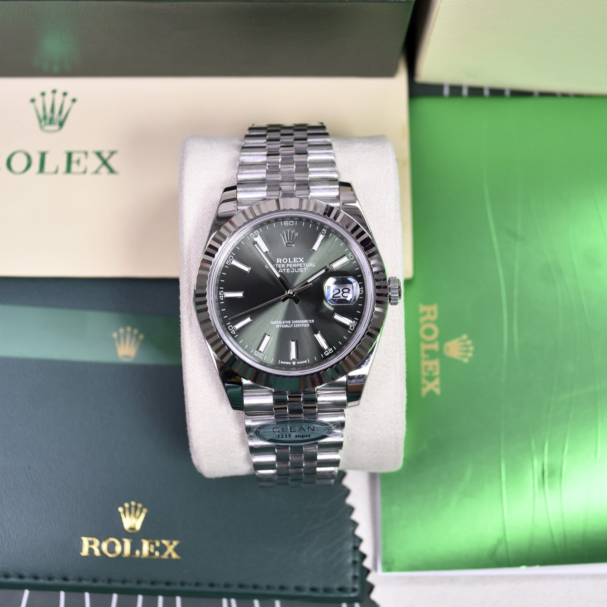 DATJUST JUBLIE OLIVE GREEN DAIL