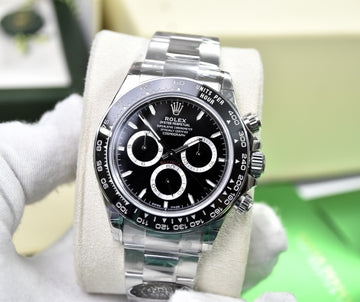 DAYTONA OYSTER SILVER BLACK BEAR