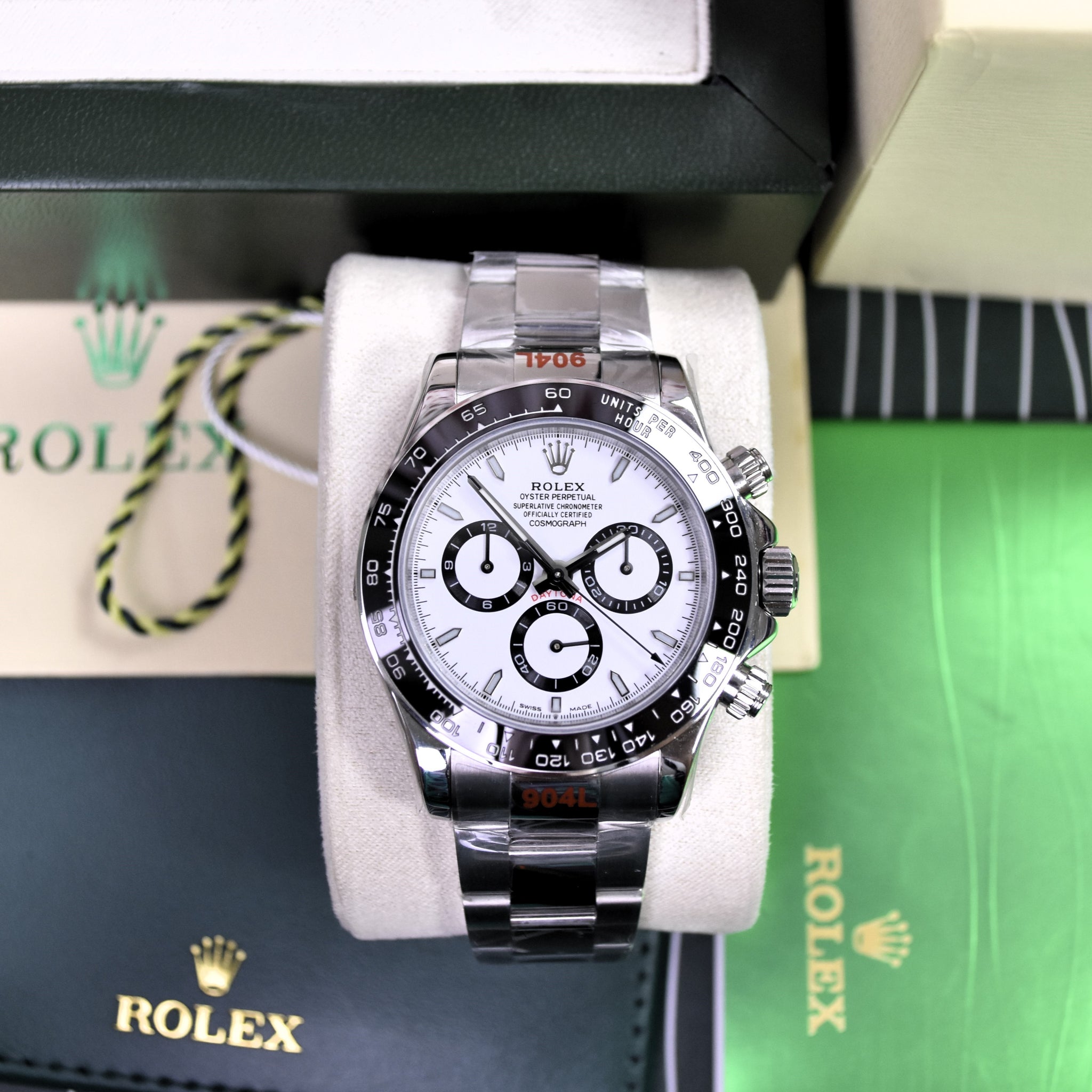 DAYTONA OYSTER SILVER PANDA WHITE