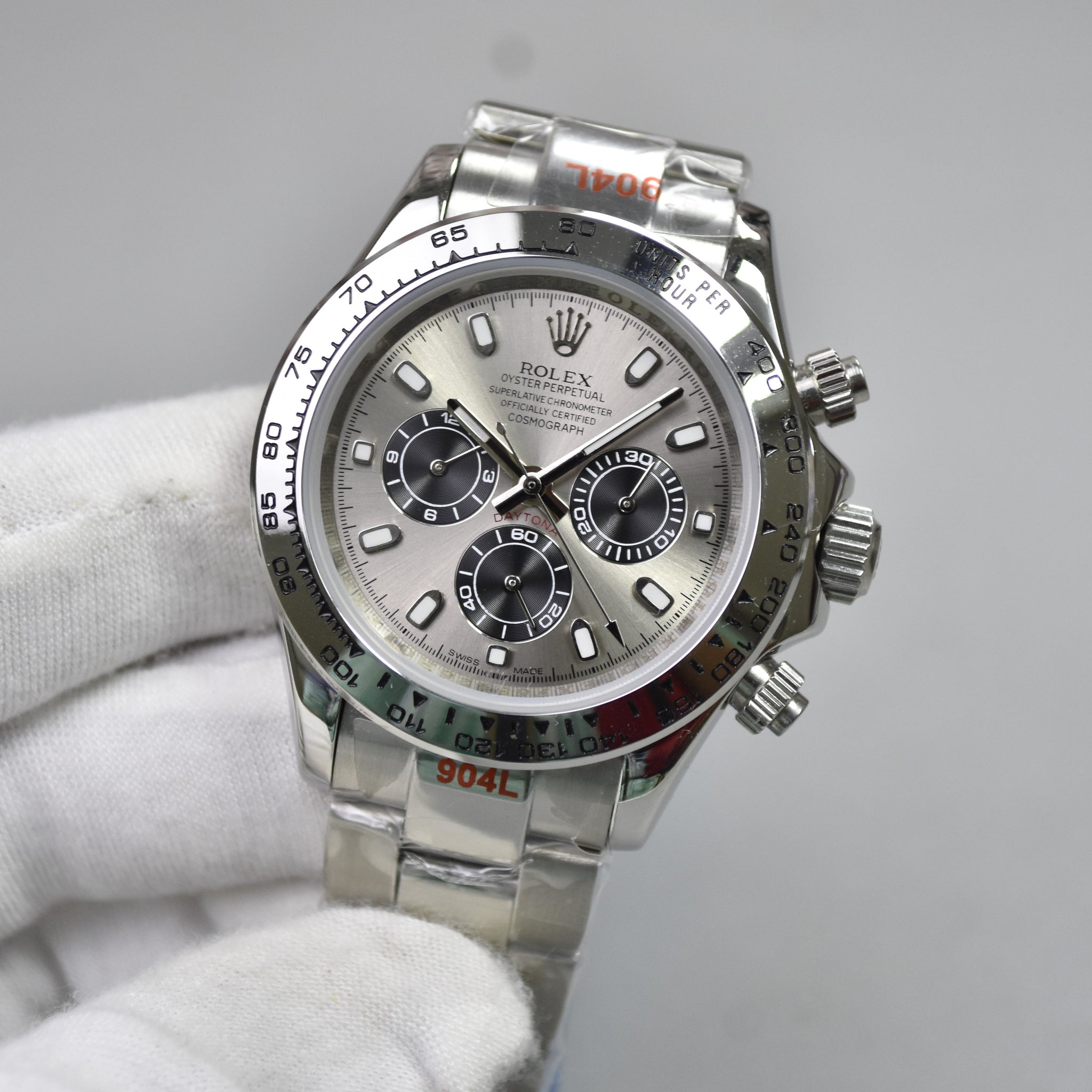 DAYTONA OYESTER AUTO SILVER GREY DAIL