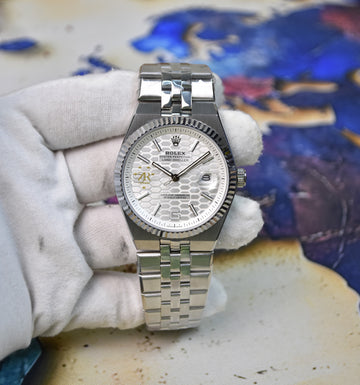 Land Dweller Chain Silver White Dial