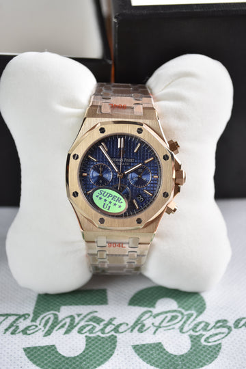 ROYAL OAK CHRONOGRAPH ROSE BLUE DAIL
