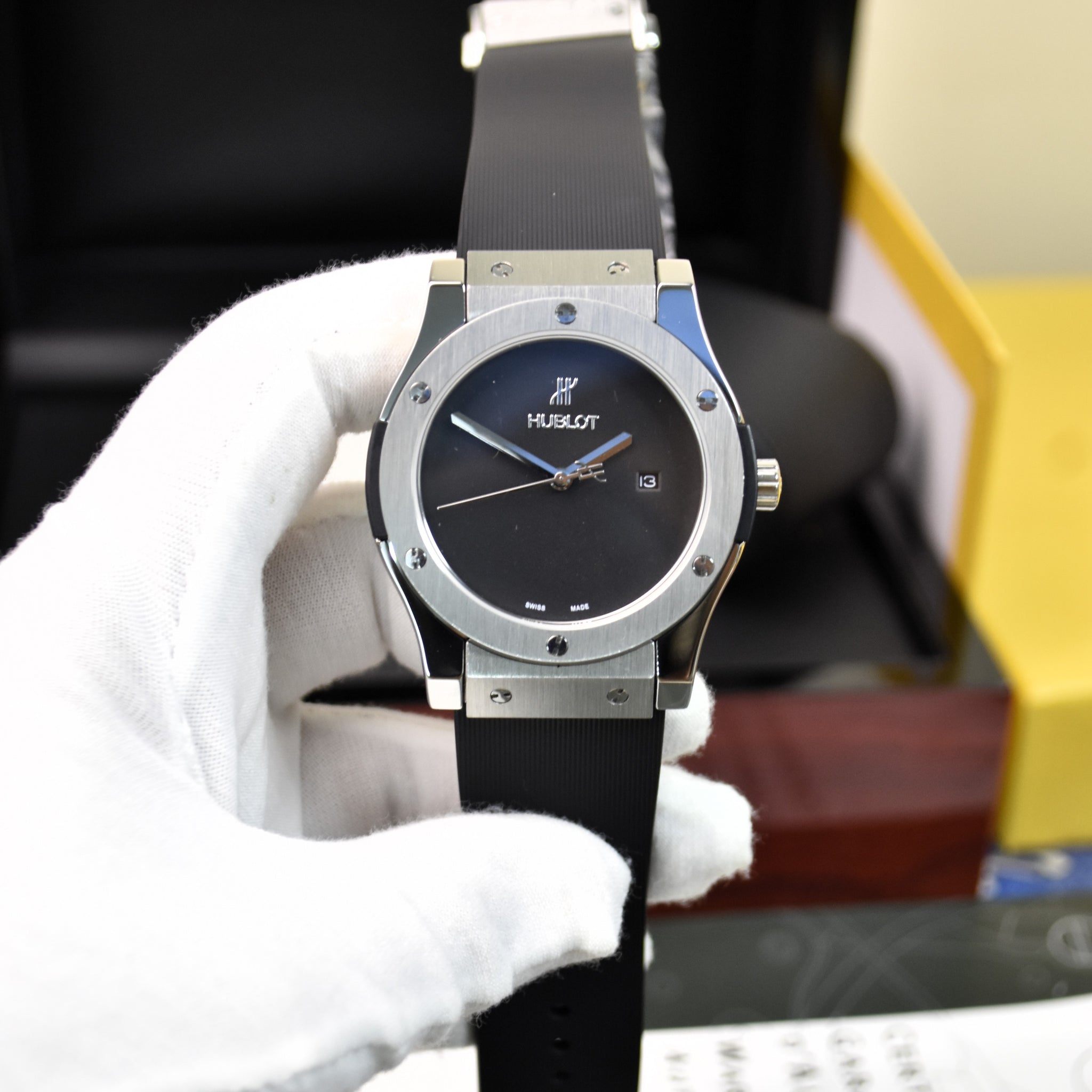 CF AUTO PVC SILVER BLACK DIAL
