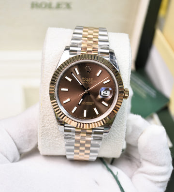 DATJUST JUBLIE TT BROWN CHOCO DIAL