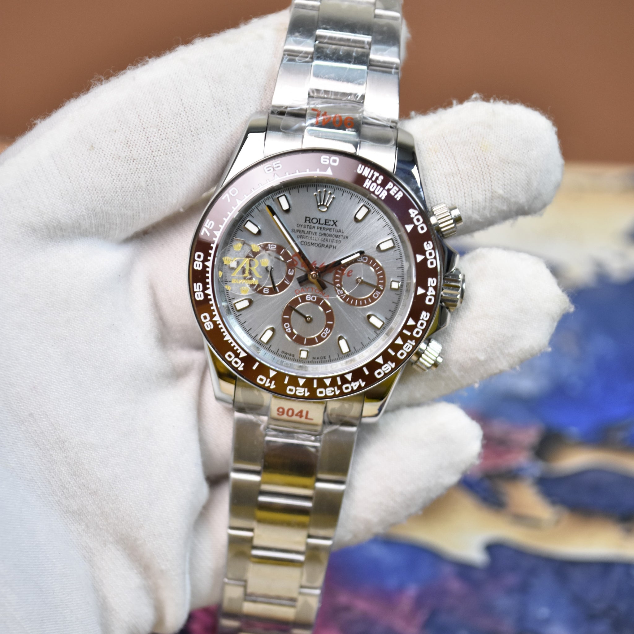 DAYTONA OYESTER AUTO SILVER ICEBLUE DIAL