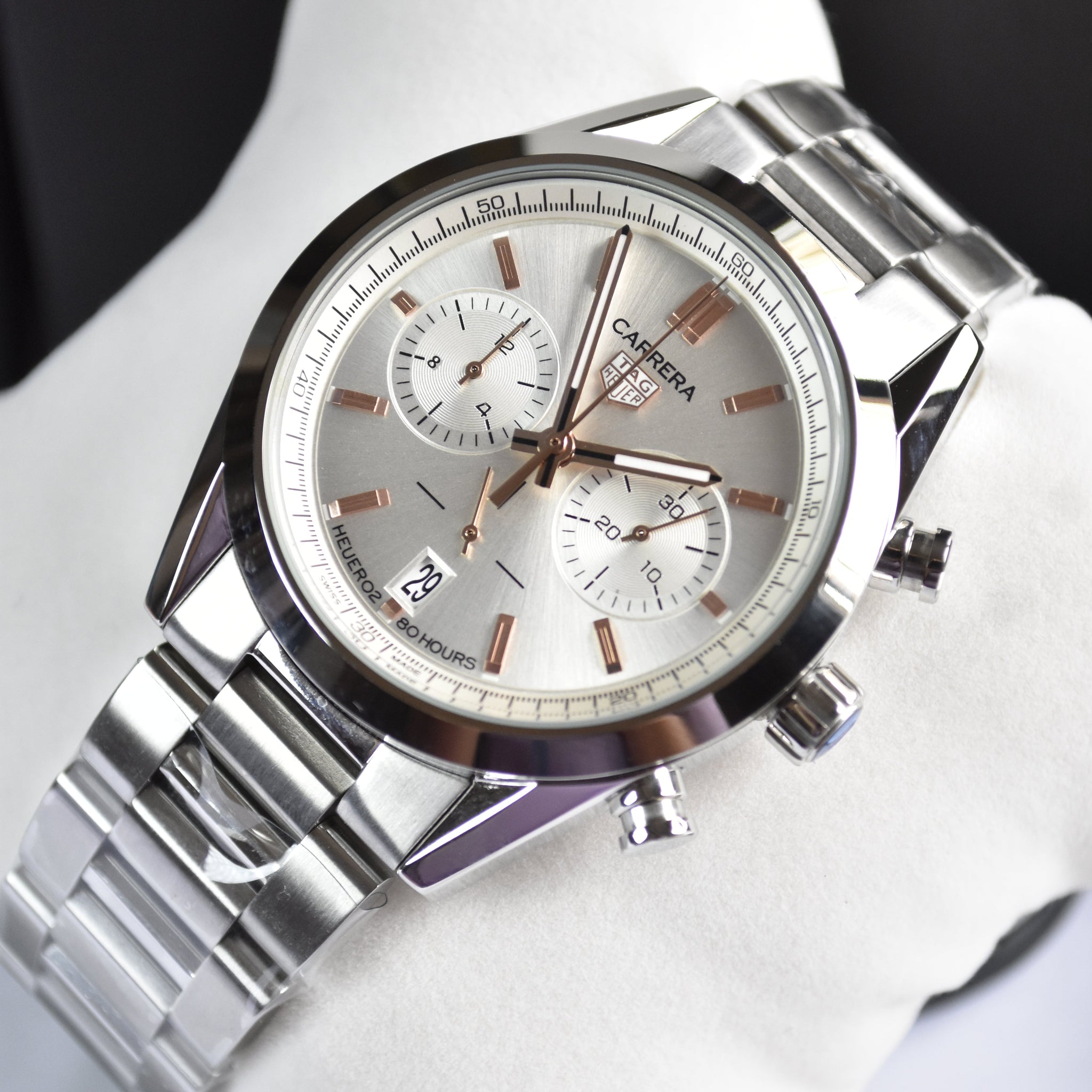 CARRERA 80 HOURS CHRONOGRAPH WHITE DAIL