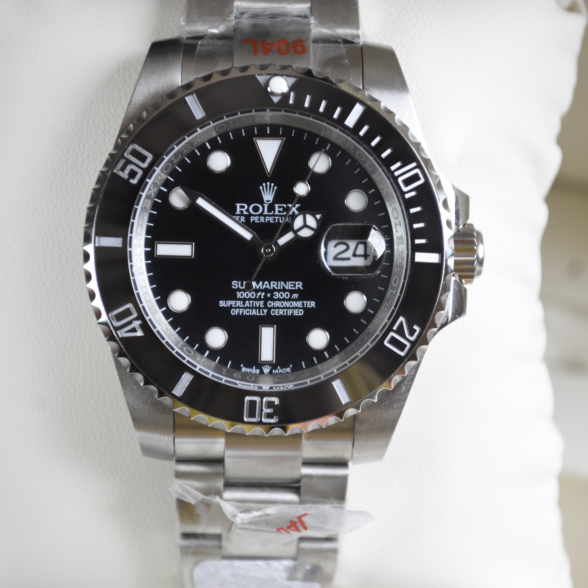 SUBMARINER AUTO OYSTER SILVER BLACK DAIL