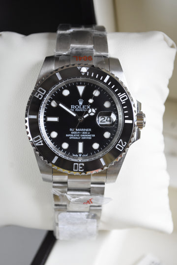 SUBMARINER AUTO OYSTER SILVER BLACK DAIL