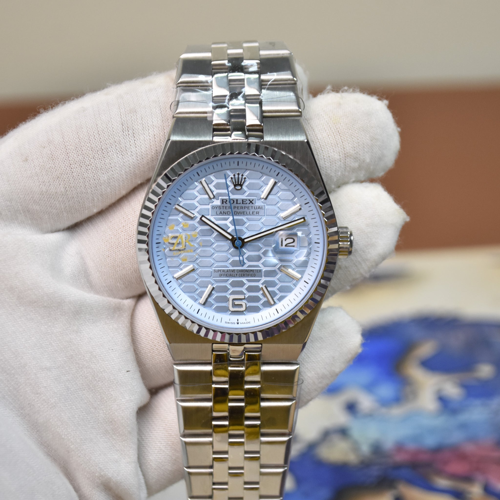 Land Dweller Chain Silver Tiffany Dial