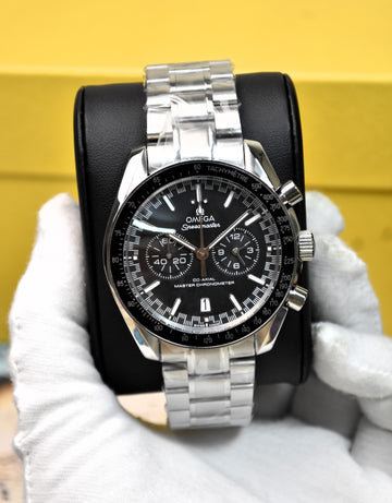 Speedmaster Chrono Quartz Silver Black Dail