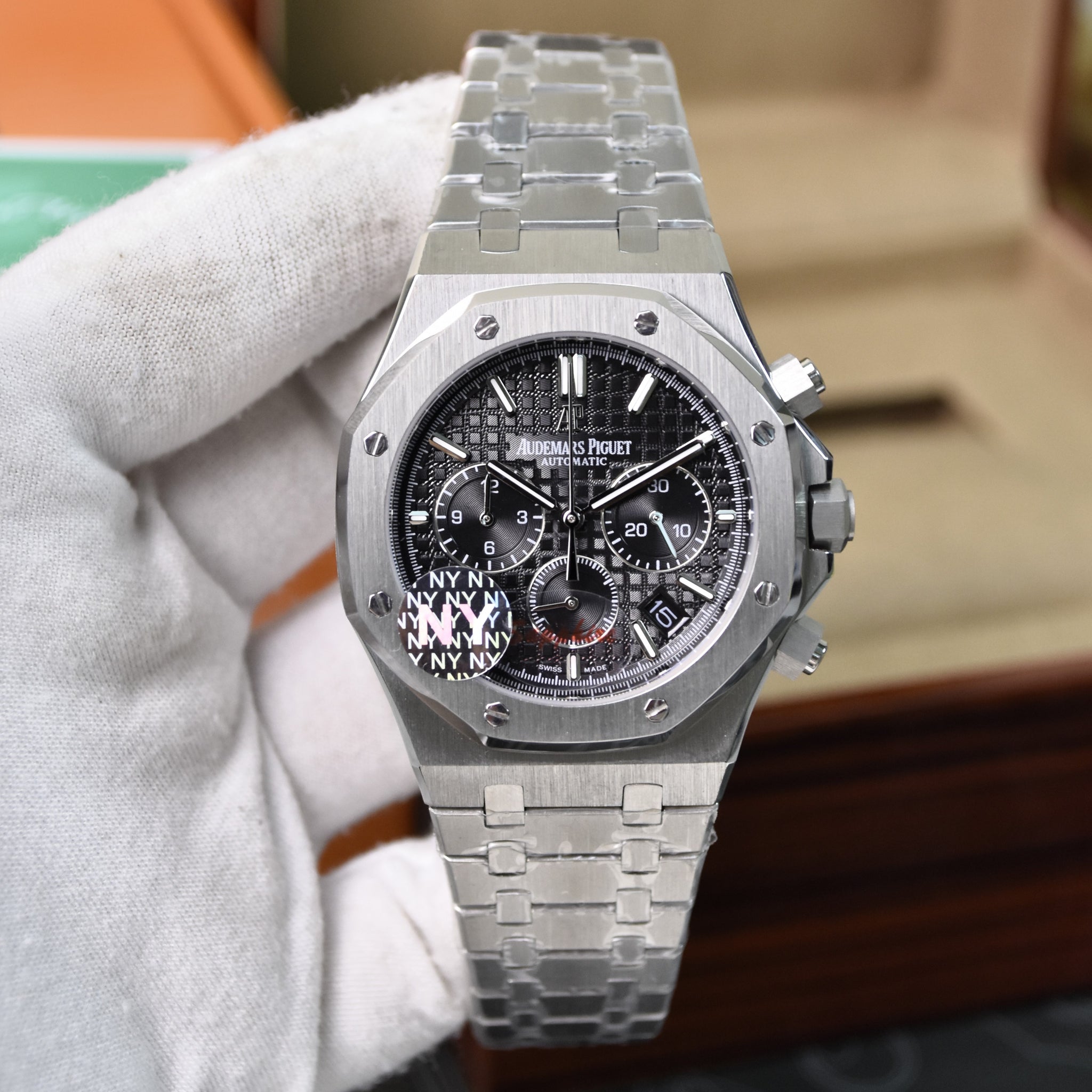 ROYAL OAK CHRONOGRAPH SILVER BLACK DAIL
