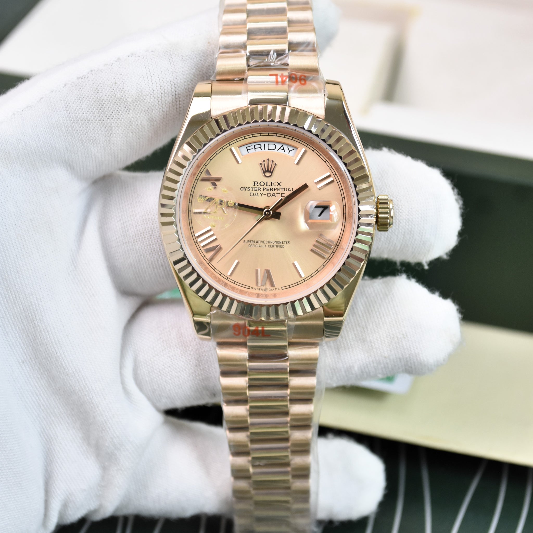 DAYDATE AUTO PRESIDENTIAL ROMAN ROSE