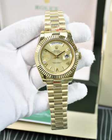 DAYDATE AUTO PRESIDENTIAL ROMAN GOLD