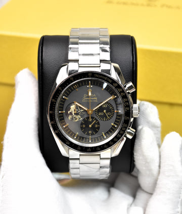 Speedmaster Chrono Quartz Silver Black Grey Dial