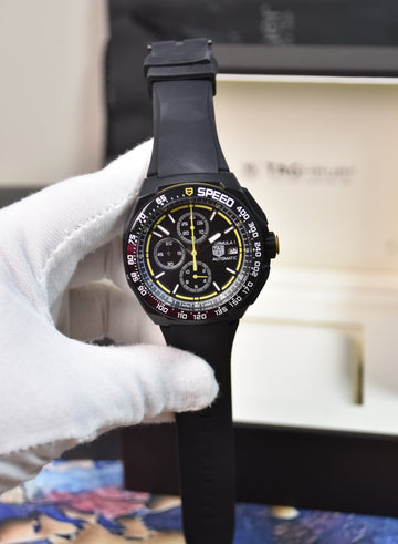 Formula 1 New Chrono PVC Titanium Black Yellow