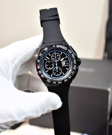Formula 1 New Chrono PVC Titanium Black Blue