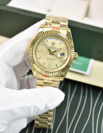 DAYDATE AUTO PRESIDENTIAL GOLD STONES
