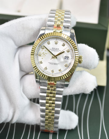 DATEJUST AUTO JUBLIE TWOTONE GOLD WHITE