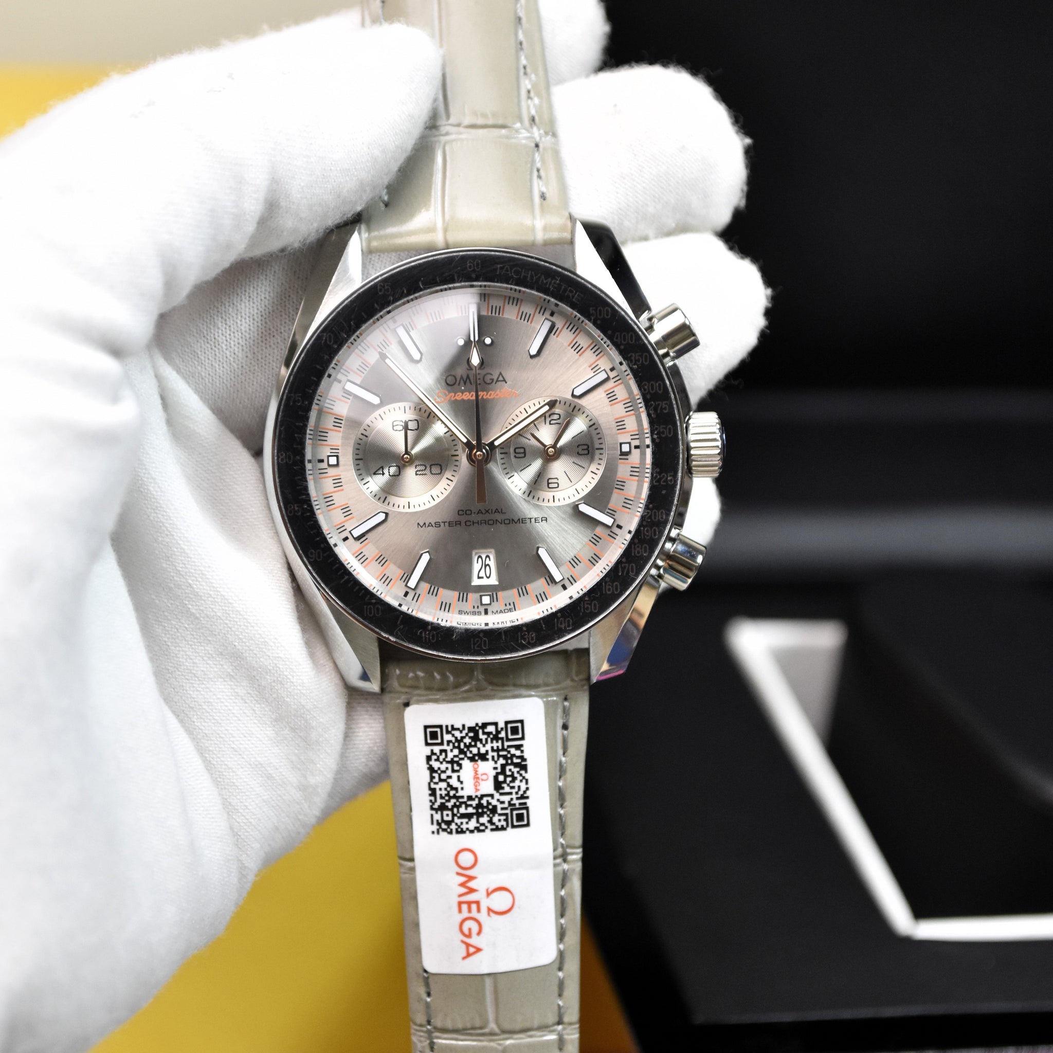 Speedmaster Chrono Quartz Strap Silver Grey
