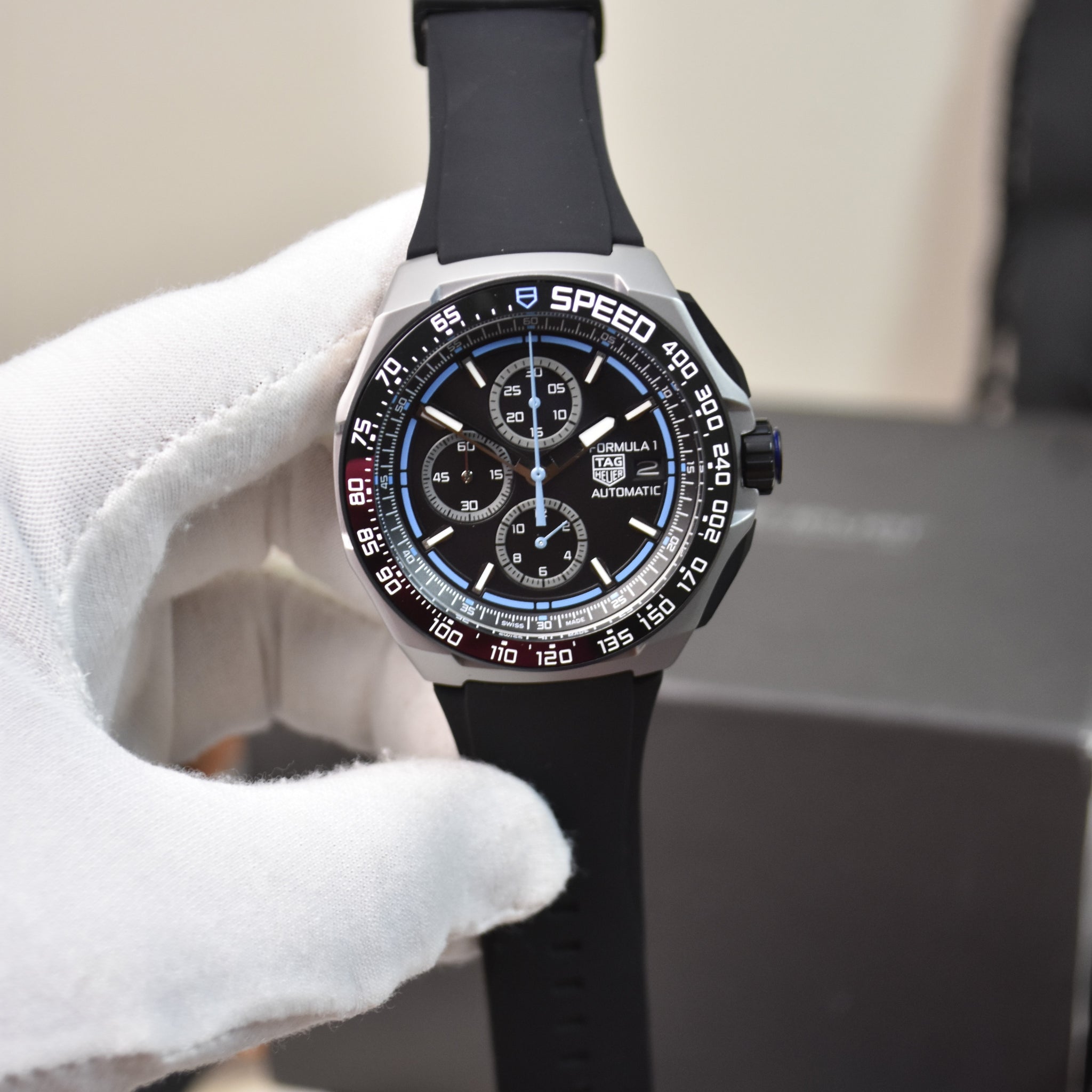 Formula 1 New Chrono PVC Grey Titanium Black Blue