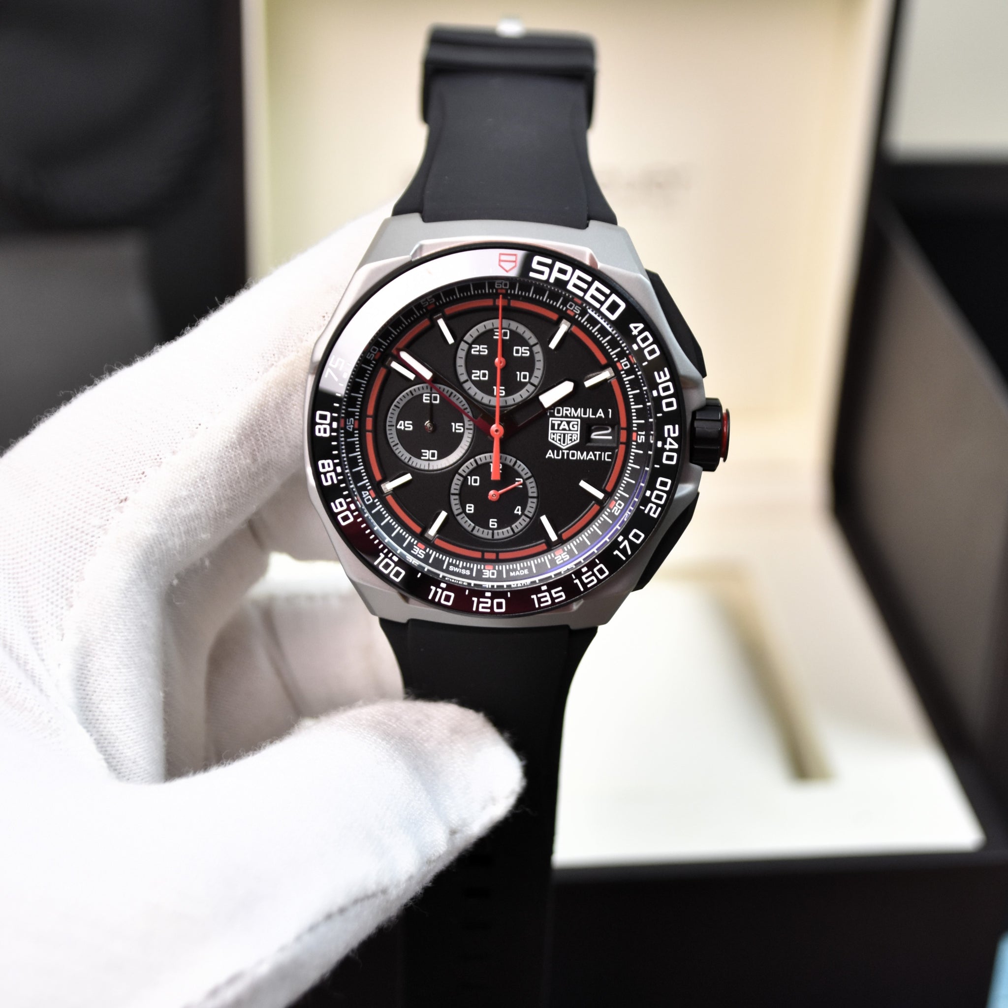 Formula 1 New Chrono PVC Grey Titanium Black Red