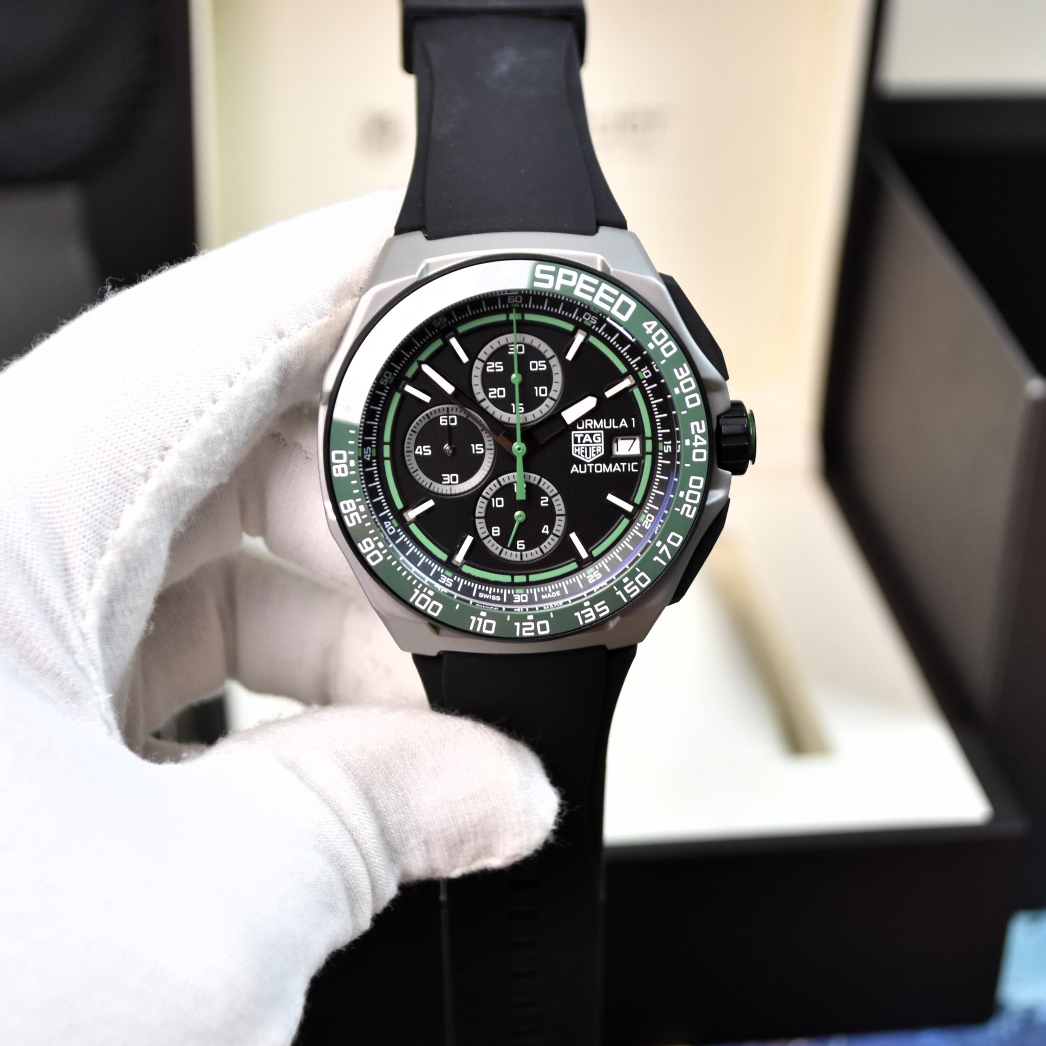 Formula 1 New Chrono PVC Grey Titanium Black Green