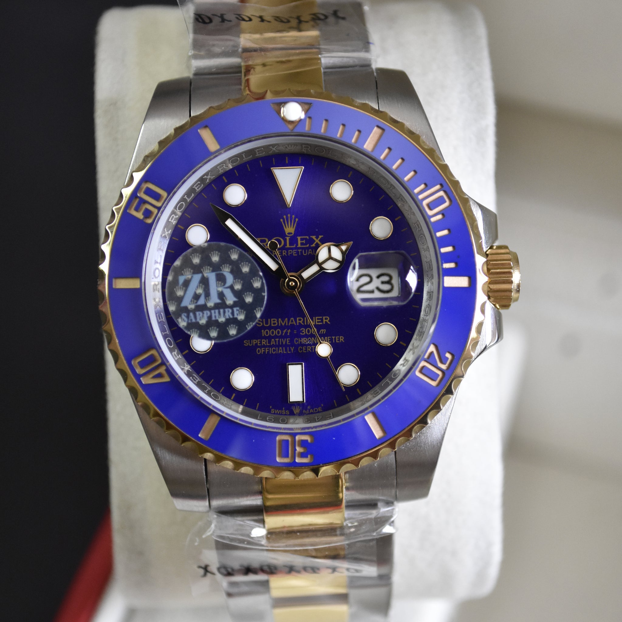 SUBMARINER AUTO OYSTER TWOTONE BLUE DAIL