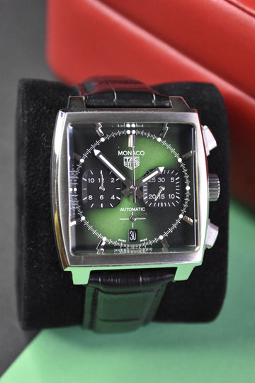 MONACO CHRONOGRAPH STRAP GREEN DAIL.
