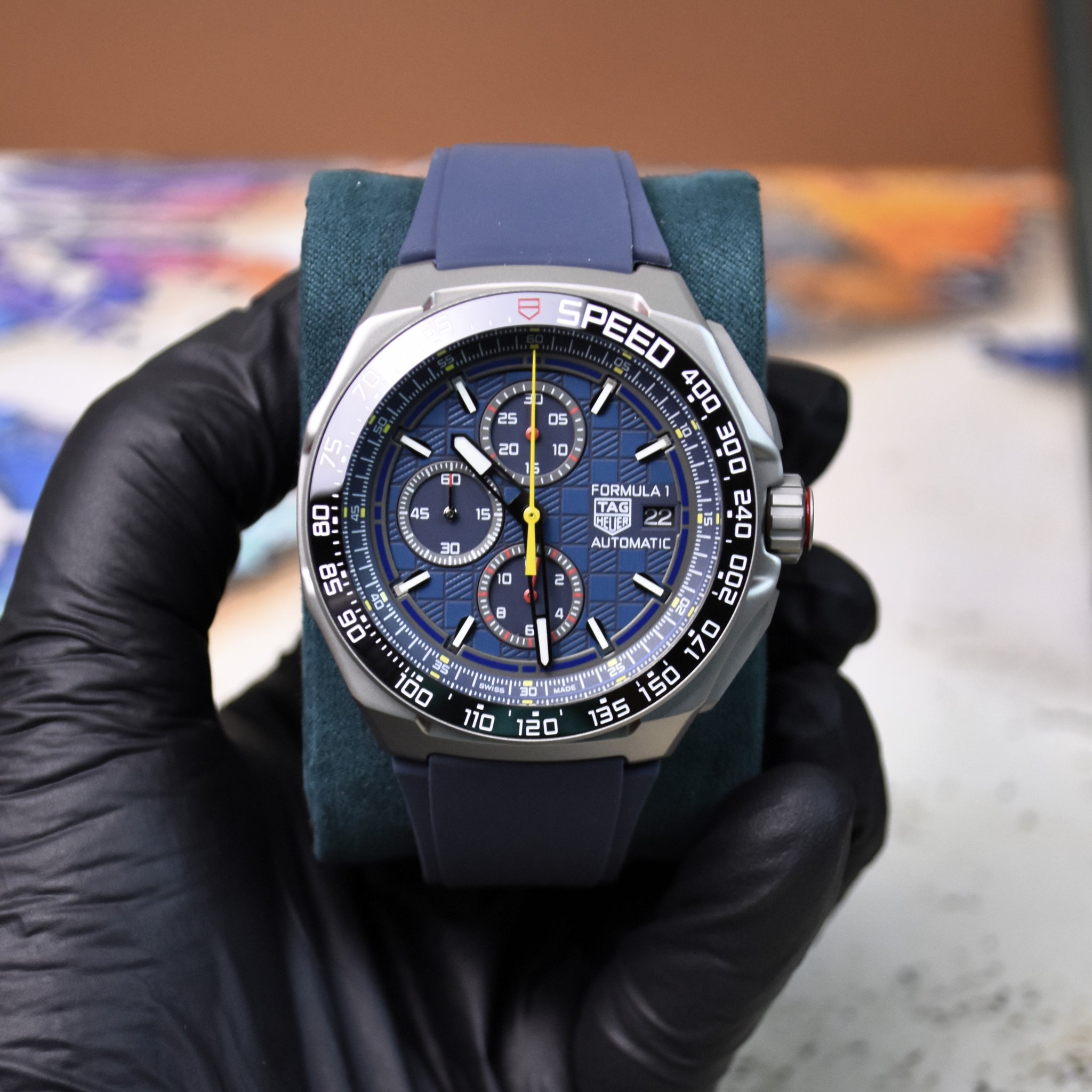 Formula 1 New Chrono PVC Grey Titanium Blue Redbull Eddition