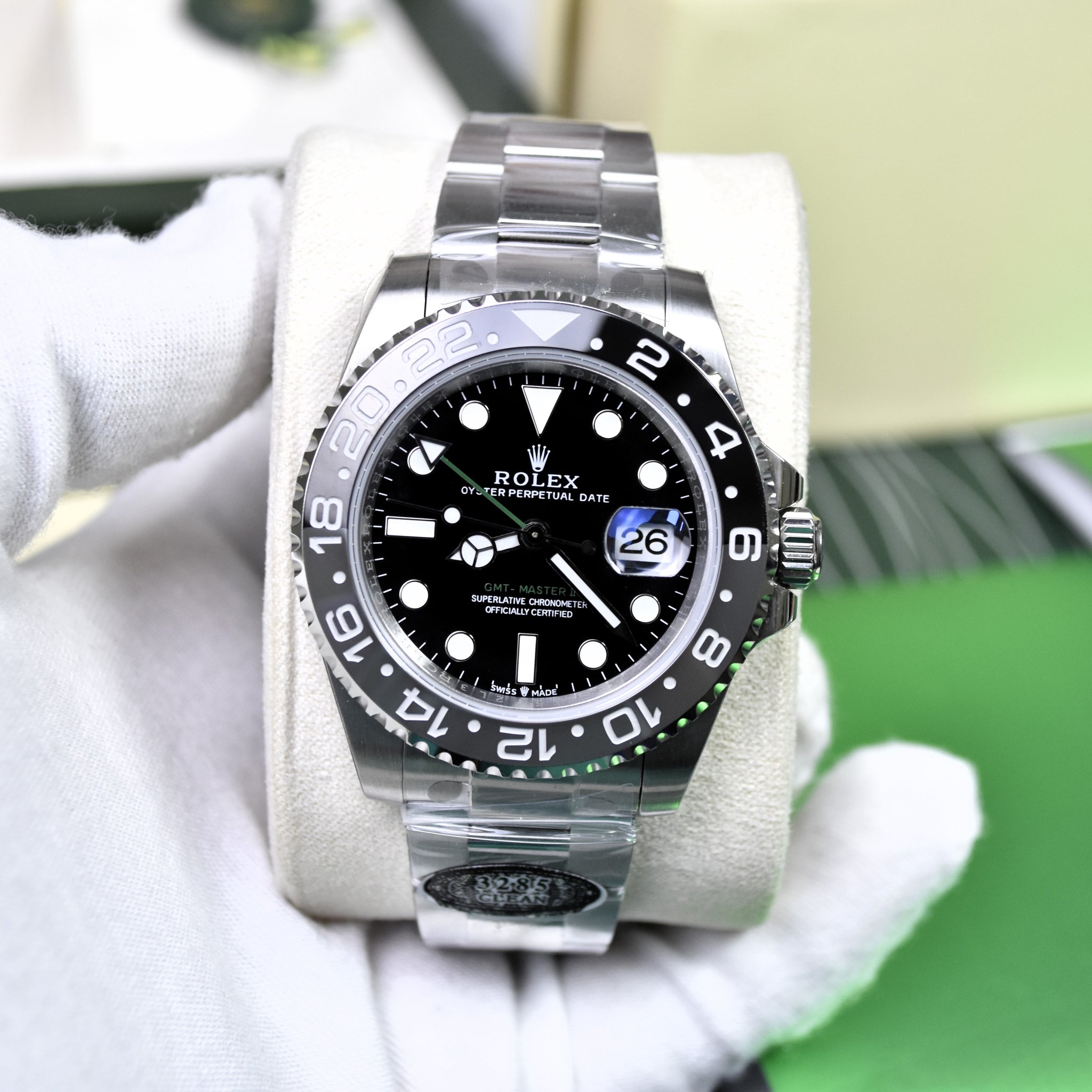 GMT 2 OYSTER BRUCE WAYNE BLACK DAIL