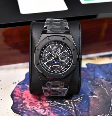 ROYAL OAK AUTO CALENDER PREPETUEL ALL BLACK