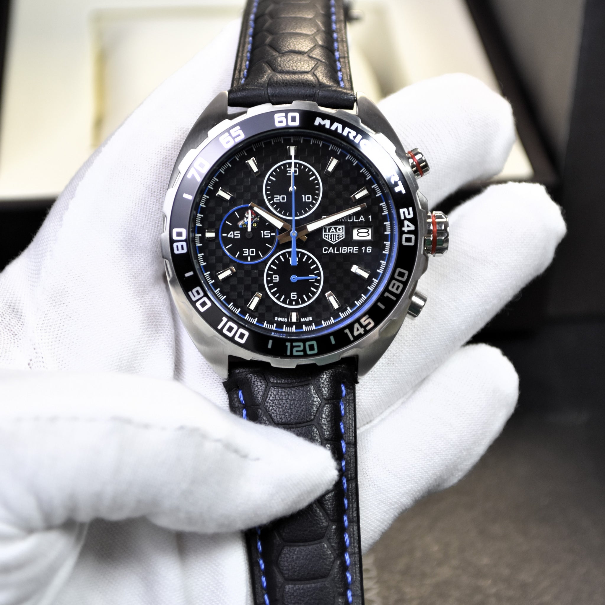 CAL 16 F1 MARIO KART CHRONO SILVER BLUE BLACK