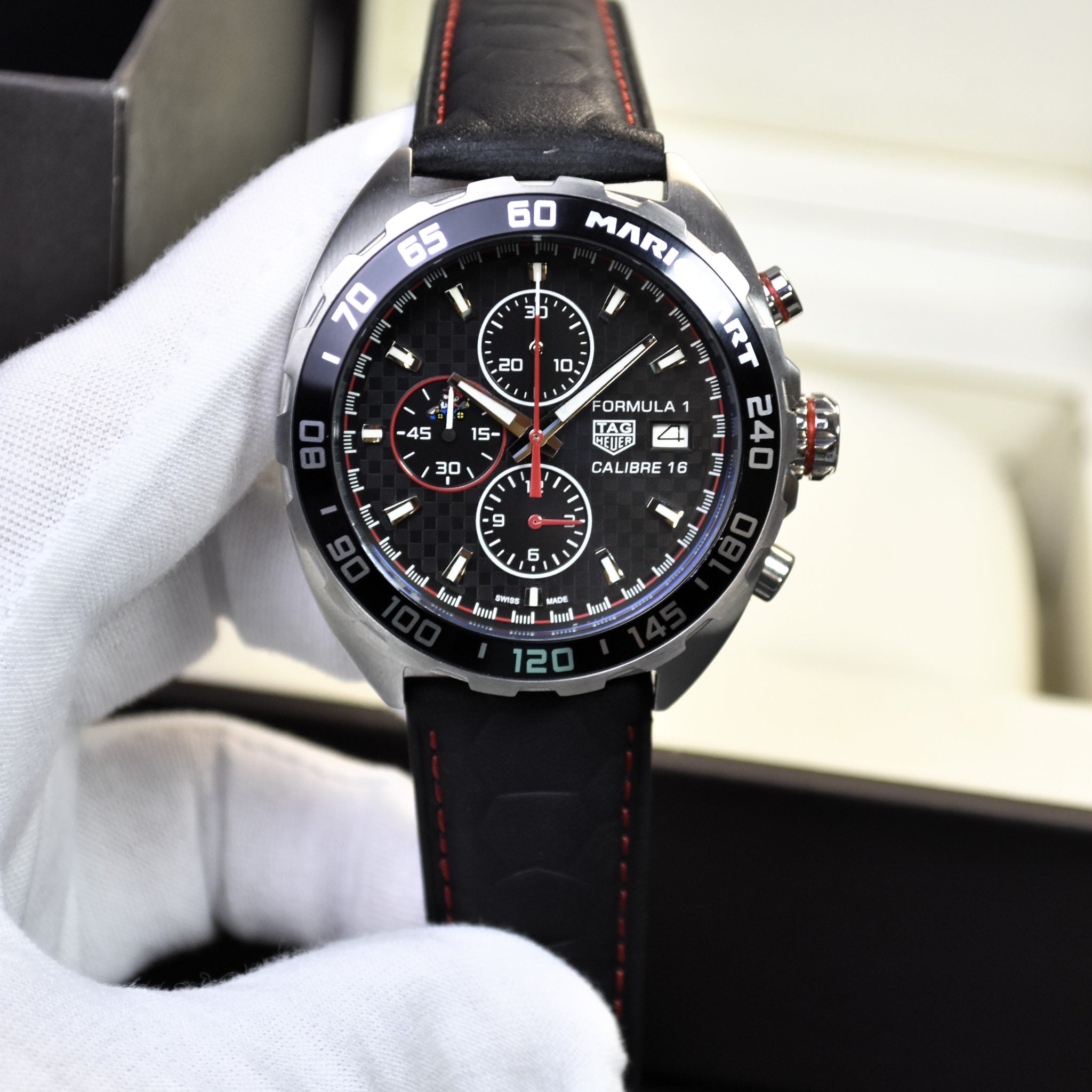 CAL 16 F1 MARIO KART CHRONO SILVER RED BLACK