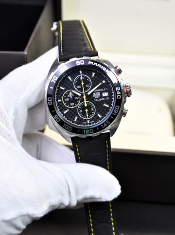 CAL 16 F1 MARIO KART CHRONO SILVER YELLOW BLACK
