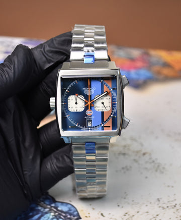 MONACO CHRONOGRAPH BLUE GULF DAIL